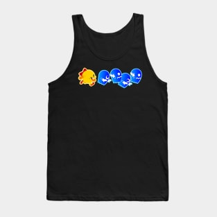 Mrs. Pac-Man on Pursuit Tank Top